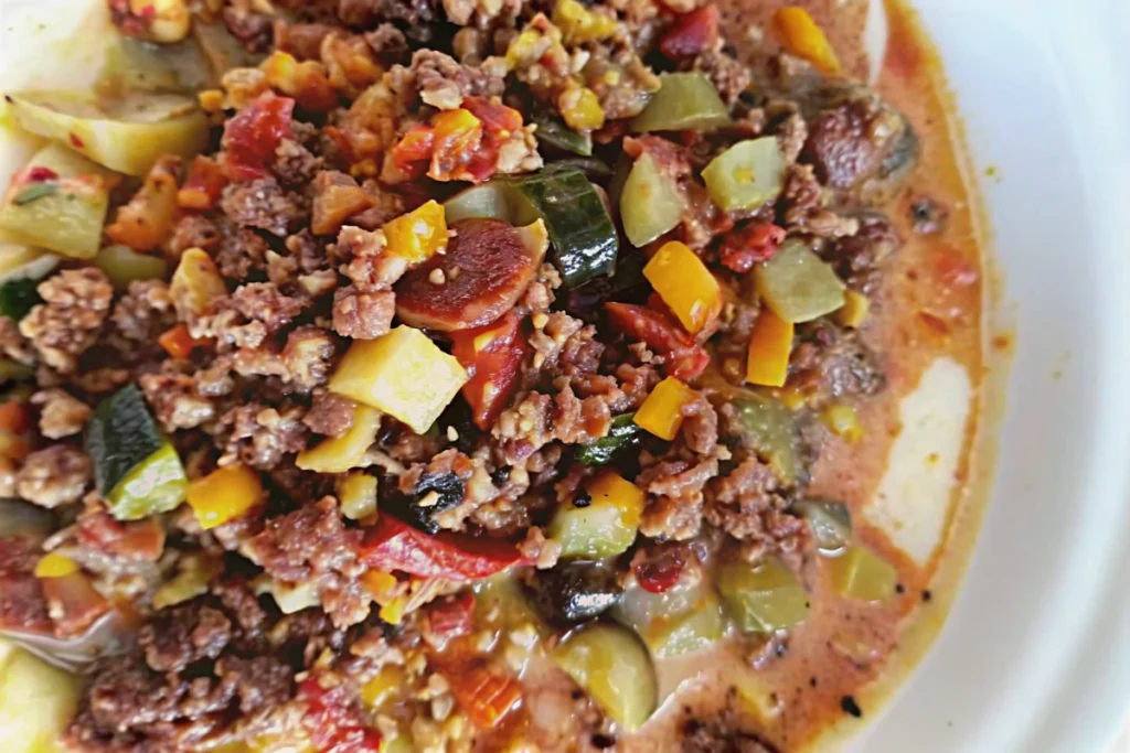 Ratatouille à la Viande Hachée