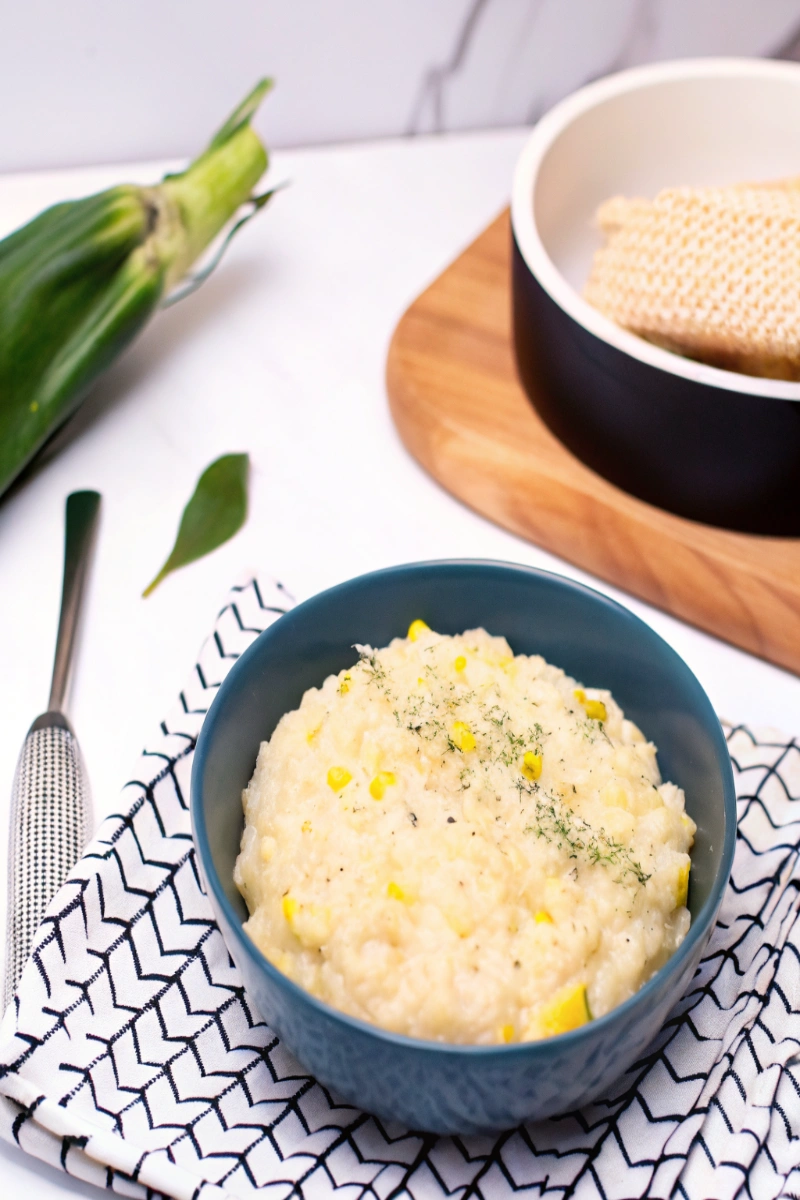 Risotto aux poireaux