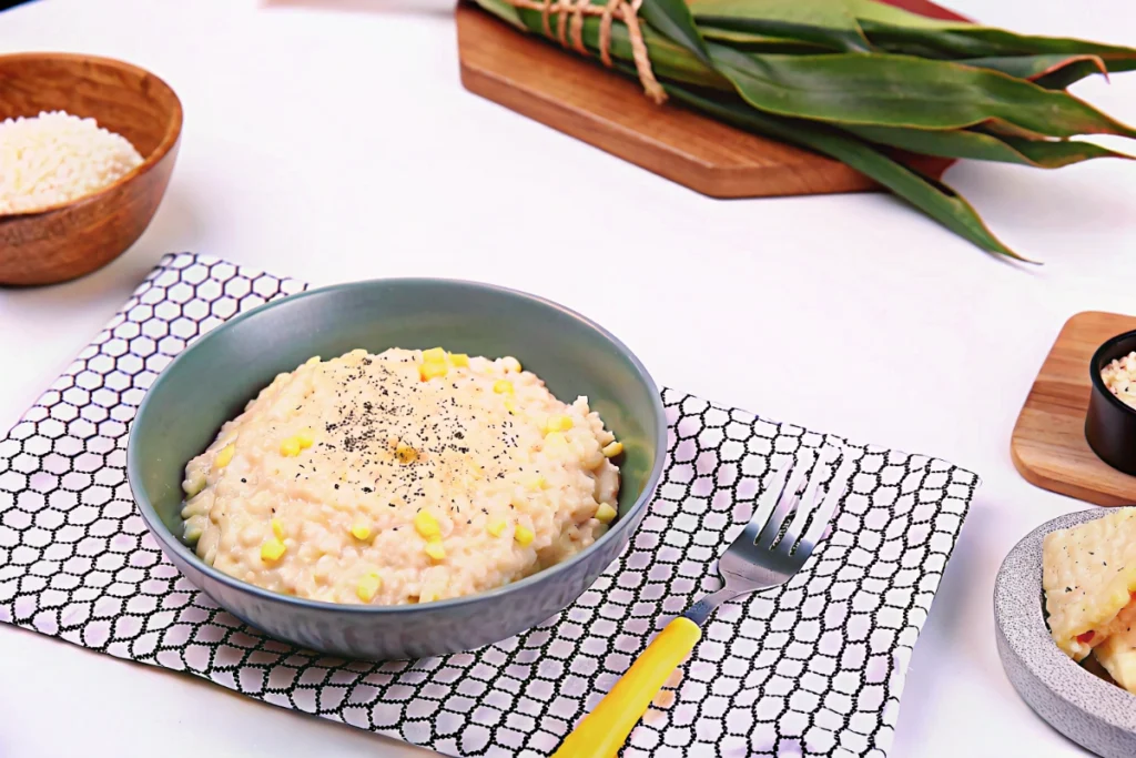 Risotto aux poireaux