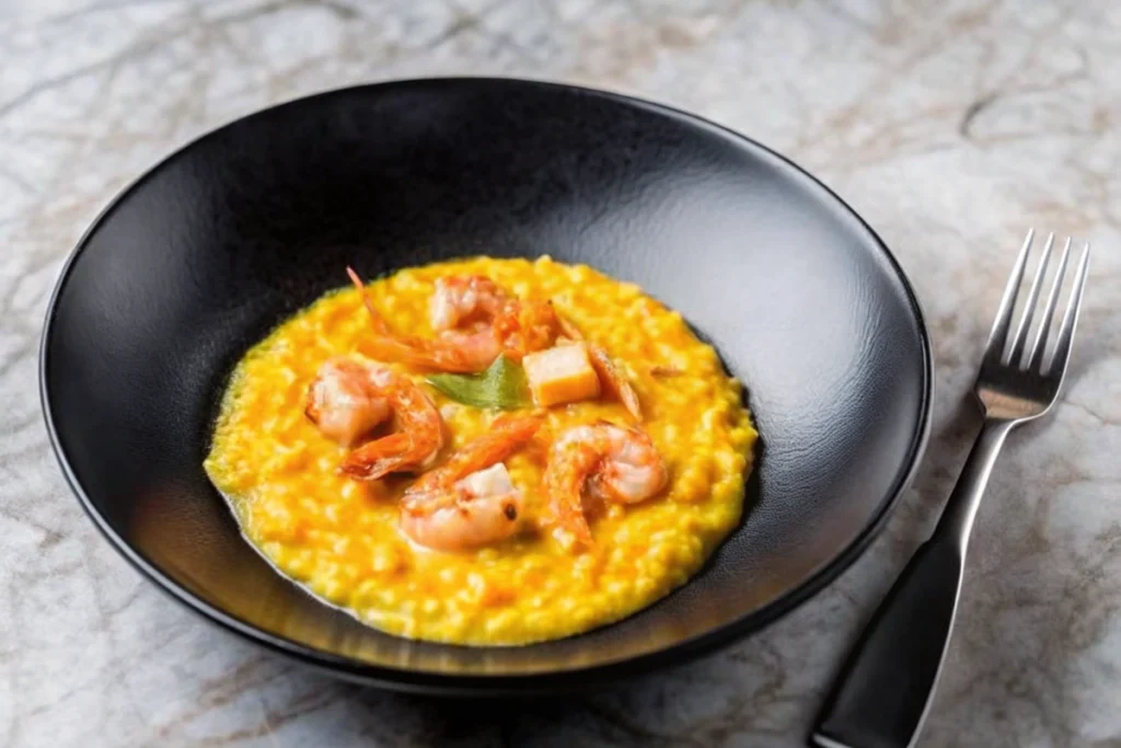 Risotto de crevettes au curry