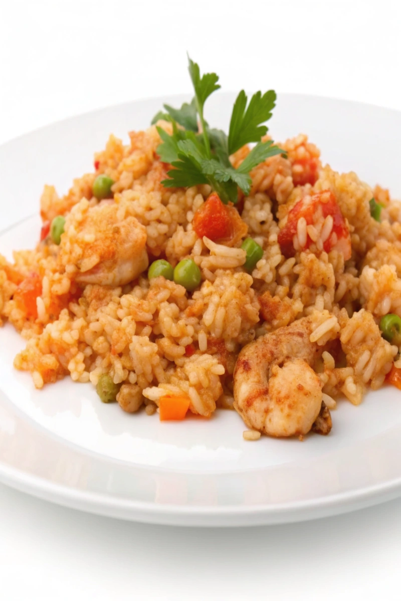 RIZ SAUTÉ AUX CREVETTES ET POULET : UN PLAT ASIATIQUE RAPIDE ET DÉLICIEUX