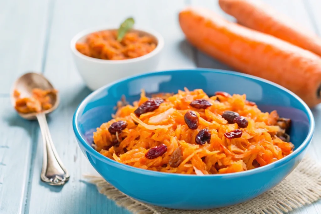 Salade de carottes et pommes râpées