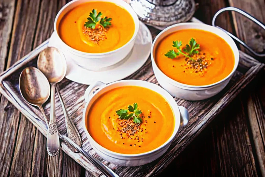 Soupe de poireaux carottes et pommes de terre