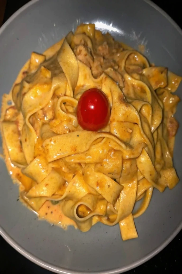 Tagliatelles aux crevettes