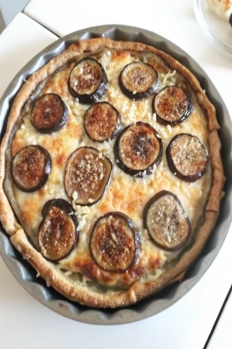 Tarte aubergine viande hachée mozzarella