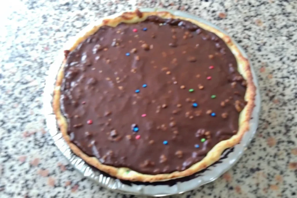 Tarte chocolat beurre de cacahuète