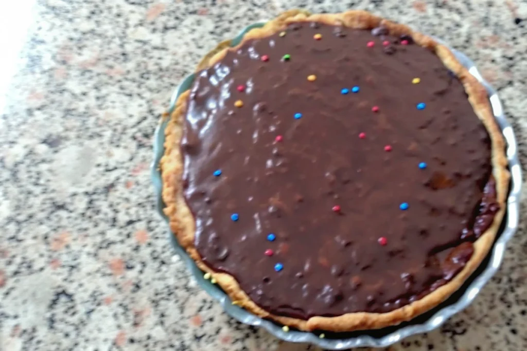 Tarte chocolat beurre de cacahuète