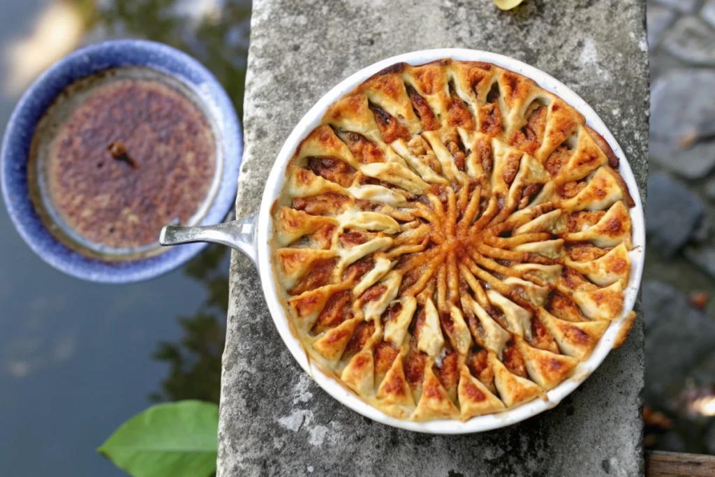 Tarte soleil beurre de cacahuètes et chocolat