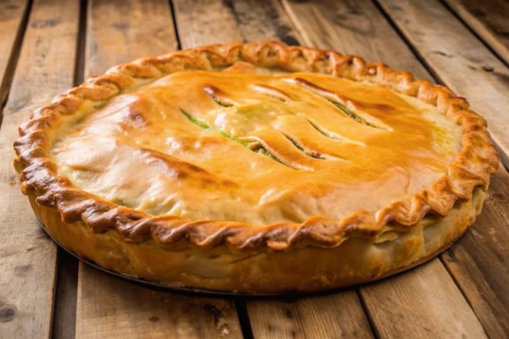 Tourte feuillettée à la viande hachée