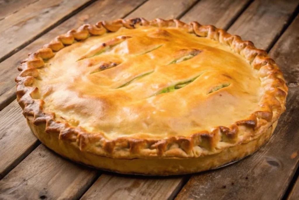Tourte feuillettée à la viande hachée
