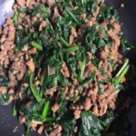 Viande hachée aux épinards