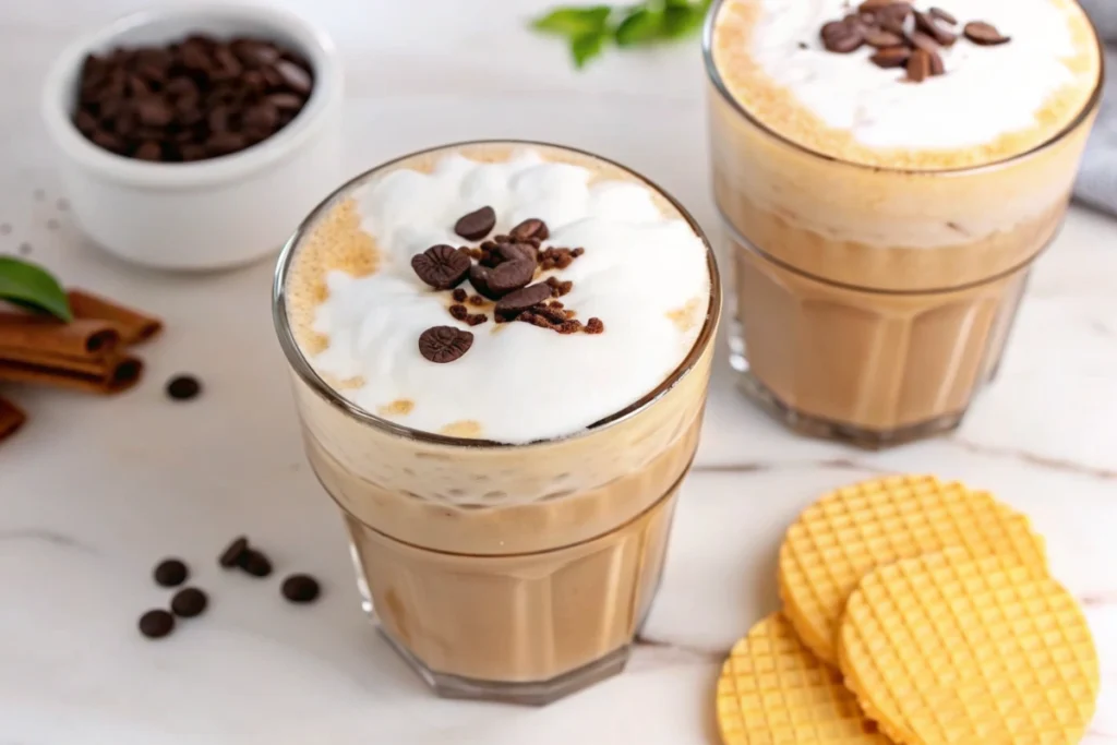 latte chocolat beurre de cacahuètes