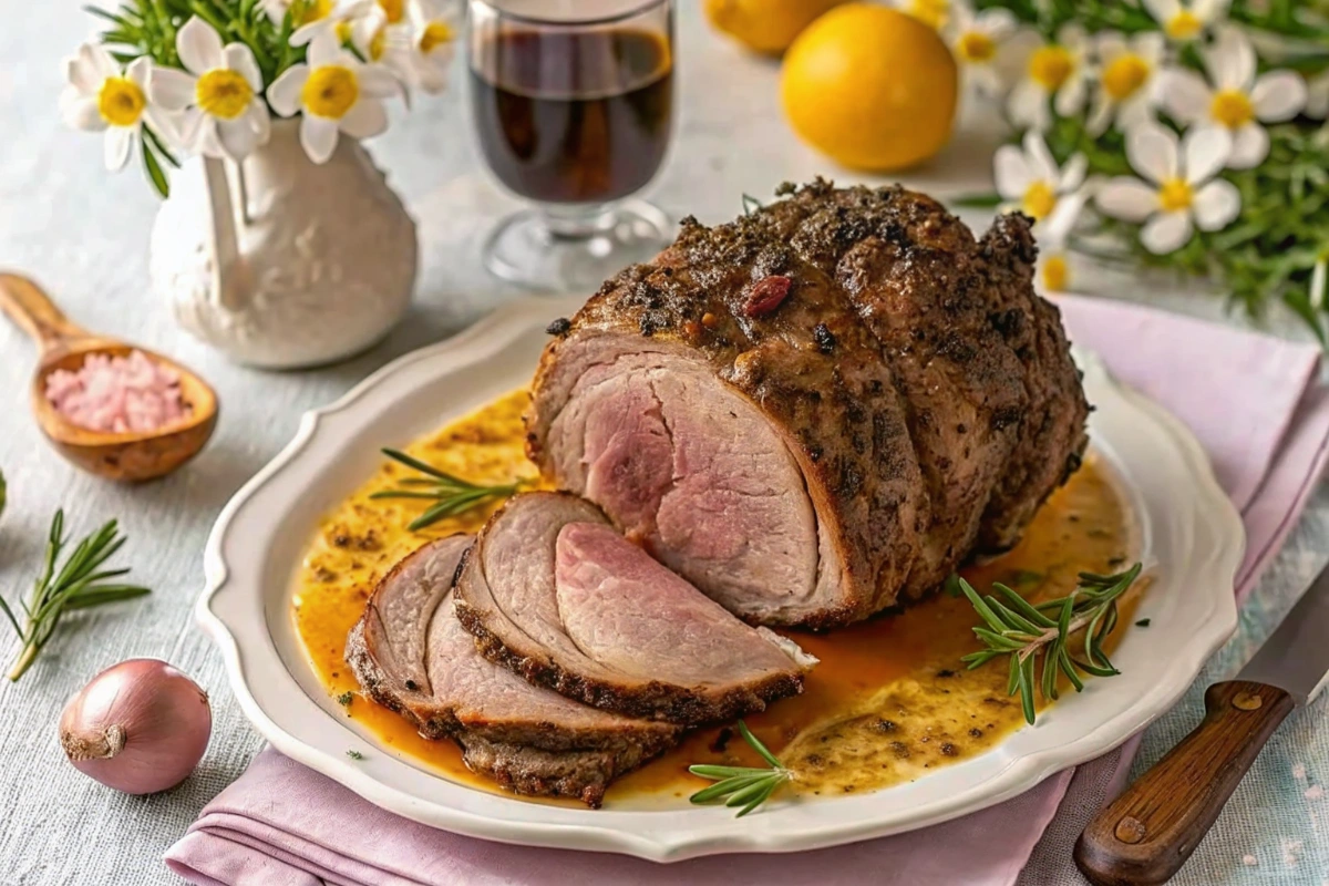 Agneau pascal rôti au four Agneau pascal rôti au four