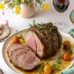 Agneau pascal rôti au four