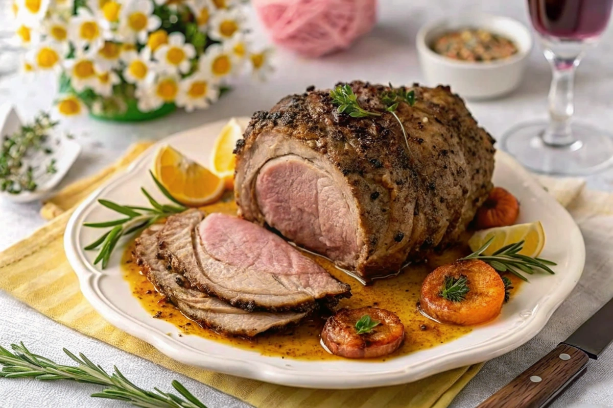 Agneau pascal rôti au four Agneau pascal rôti au four