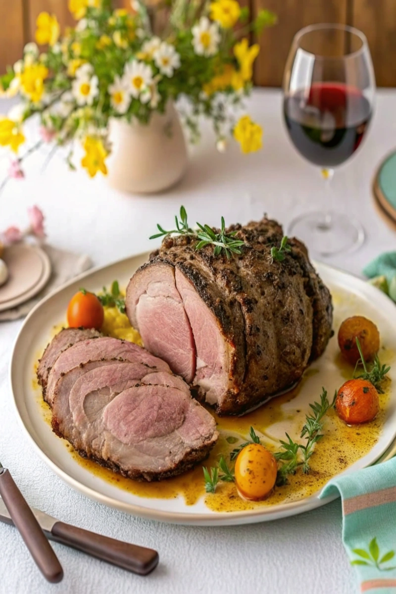 Agneau pascal rôti au four 🍽️ | Recette facile, gourmande & idéale pour des Pâques gourmandes