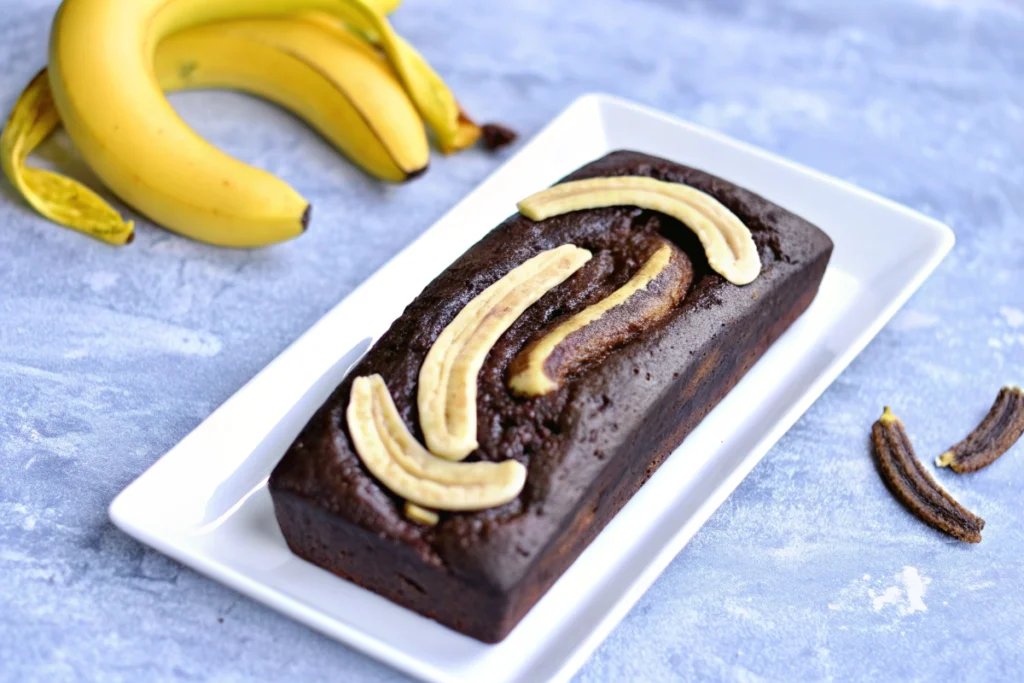 Banana bread au chocolat