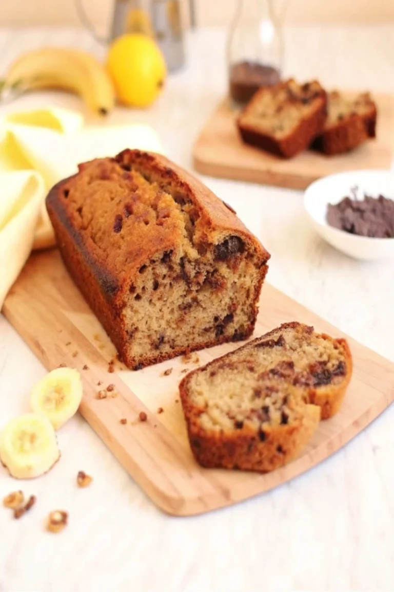 Banana bread healthy à la compote