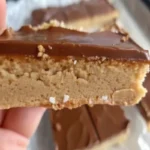 Barres chocolat beurre de cacahuètes