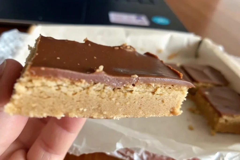 Barres chocolat beurre de cacahuètes