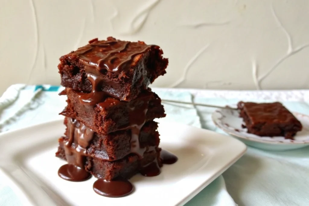 Brownie Chocolat Caramel