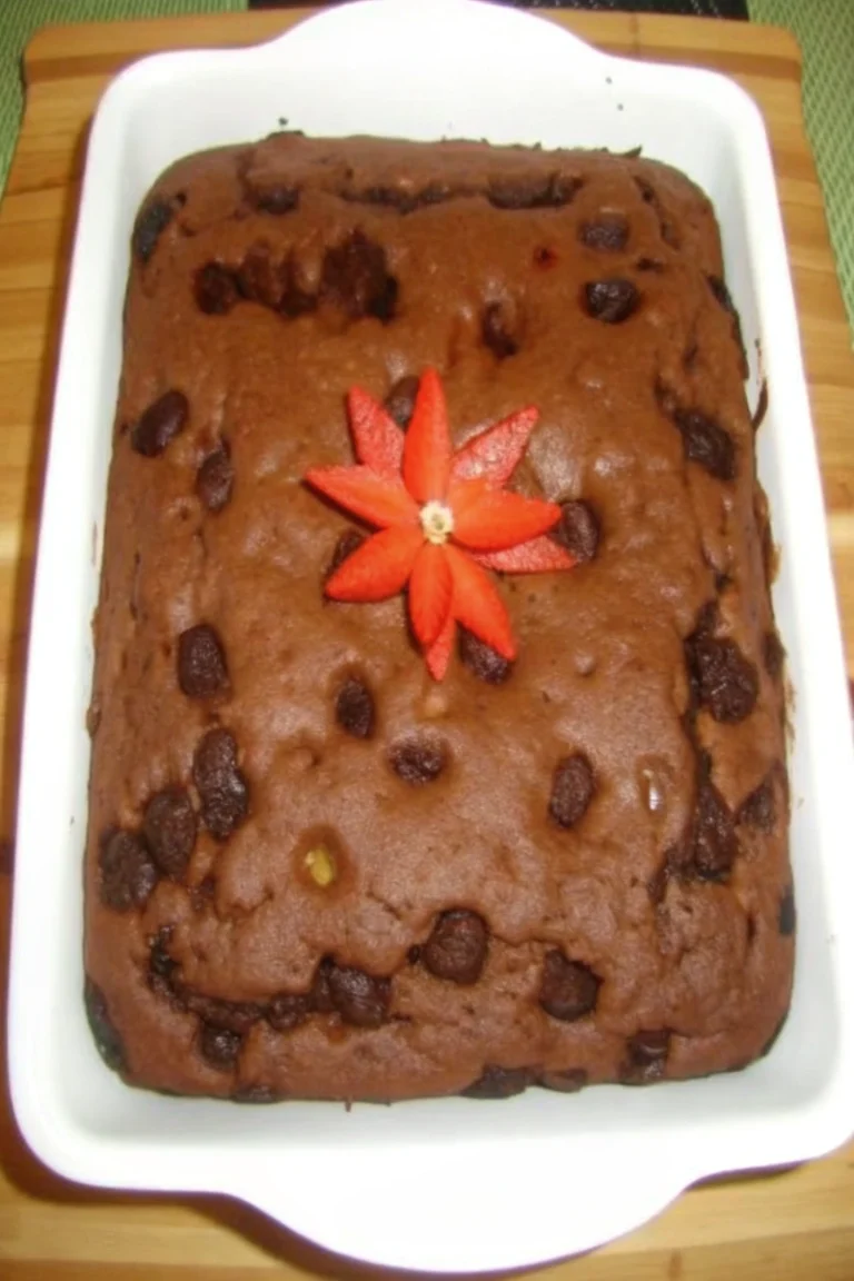Brownie fondant chocolat bananes