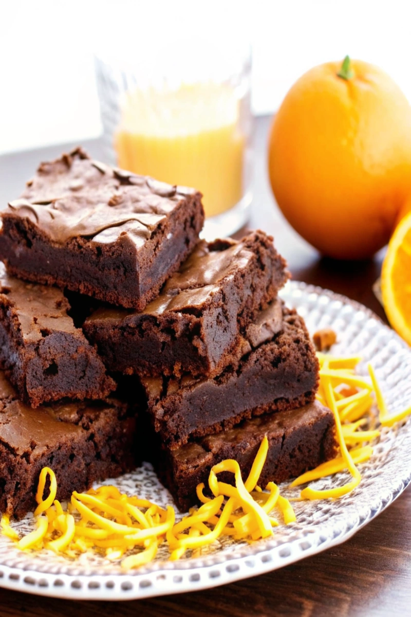 Brownies Chocolat-Orange : Le Mariage Suisse du Cacao et de la Soleil