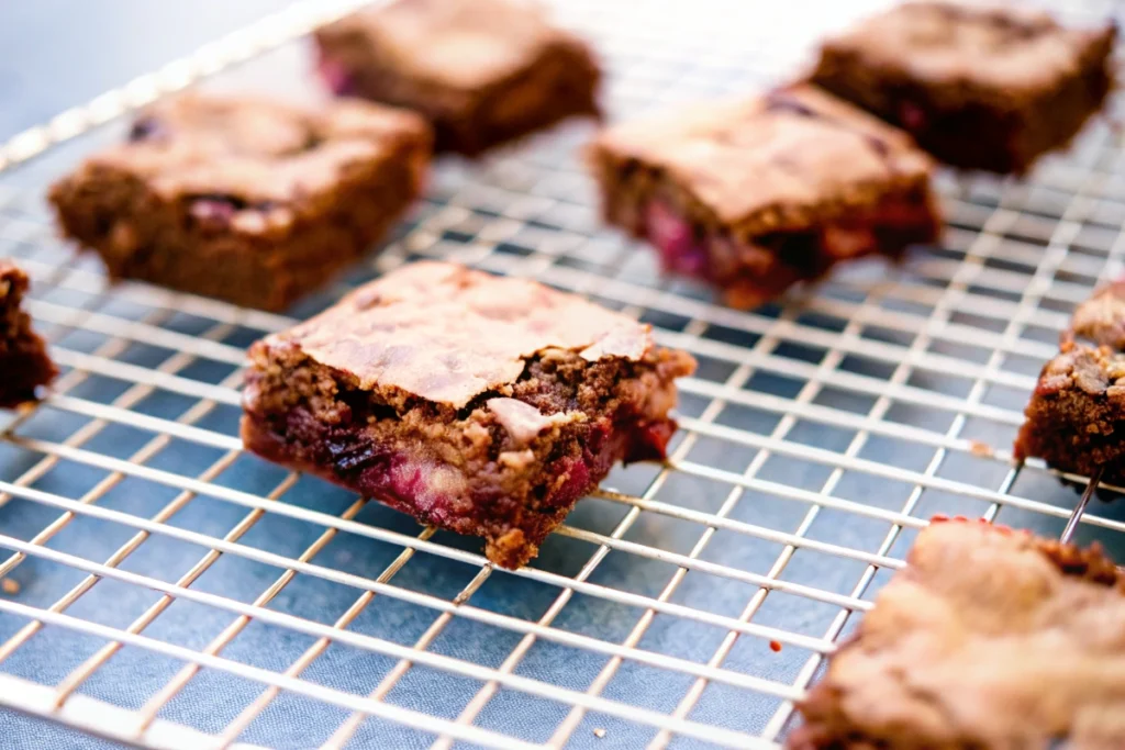 Brownies aux fruits rouges