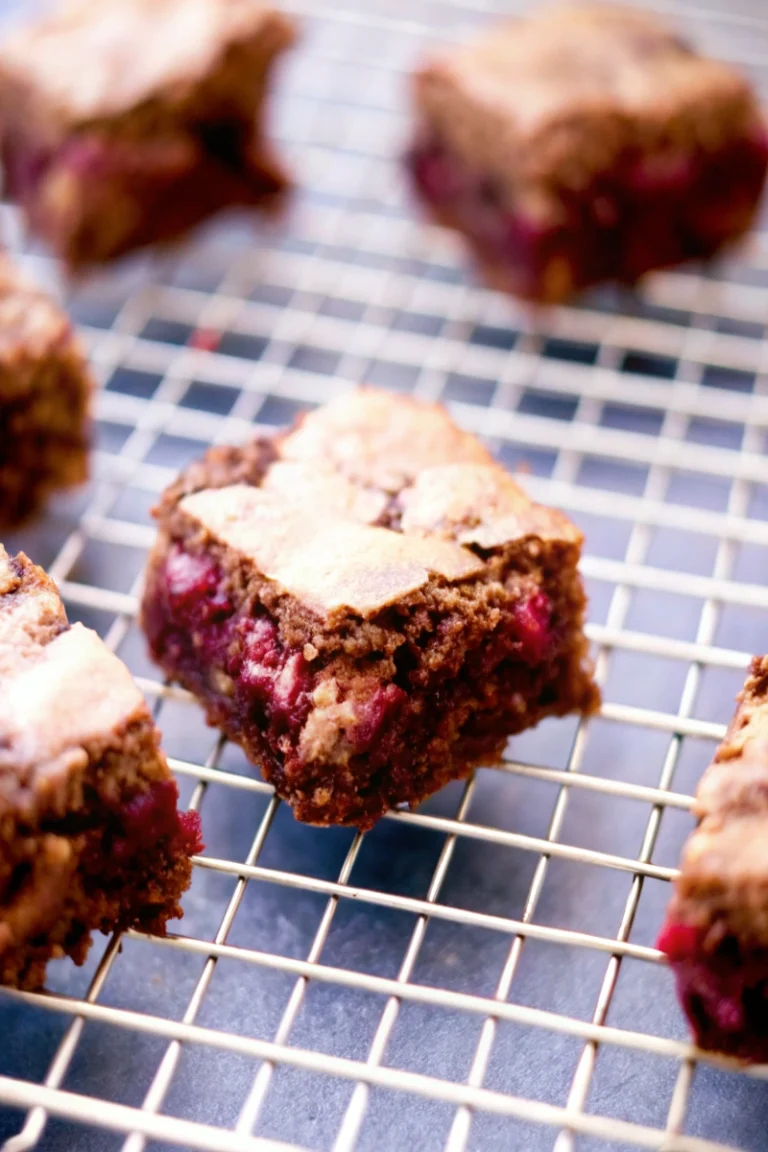 Brownies aux fruits rouges