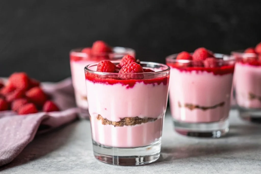 Cheesecake de Saint Valentin à la framboise