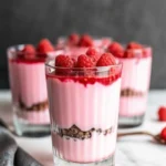 Cheesecake de Saint Valentin à la framboise