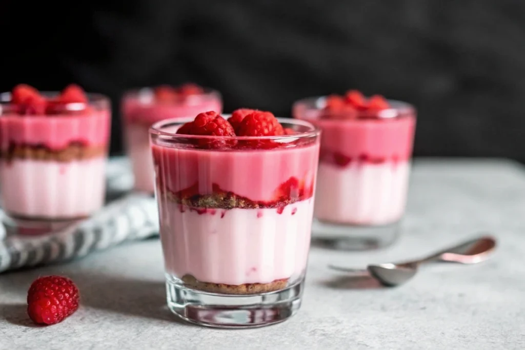 Cheesecake de Saint Valentin à la framboise