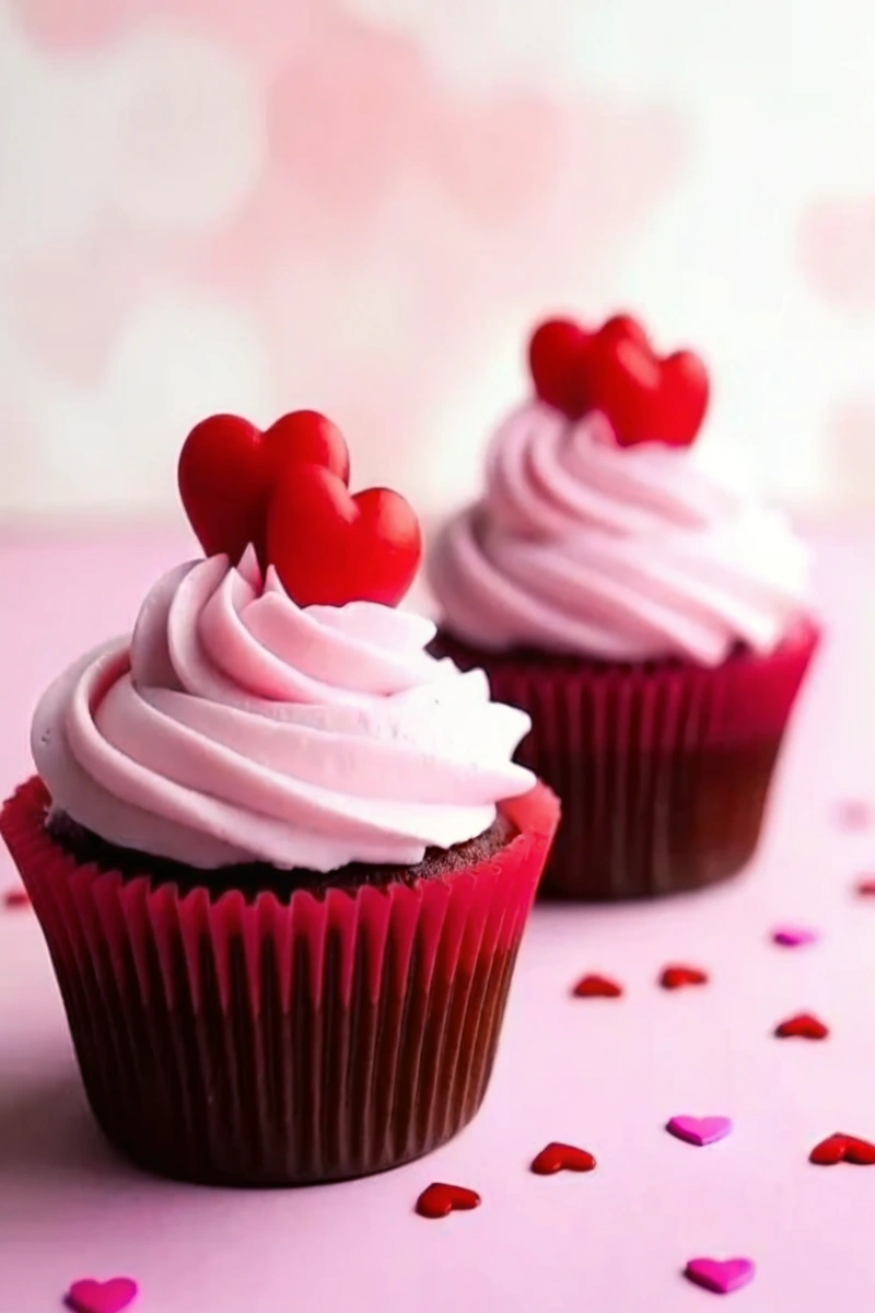 Cupcake Saint-Valentin