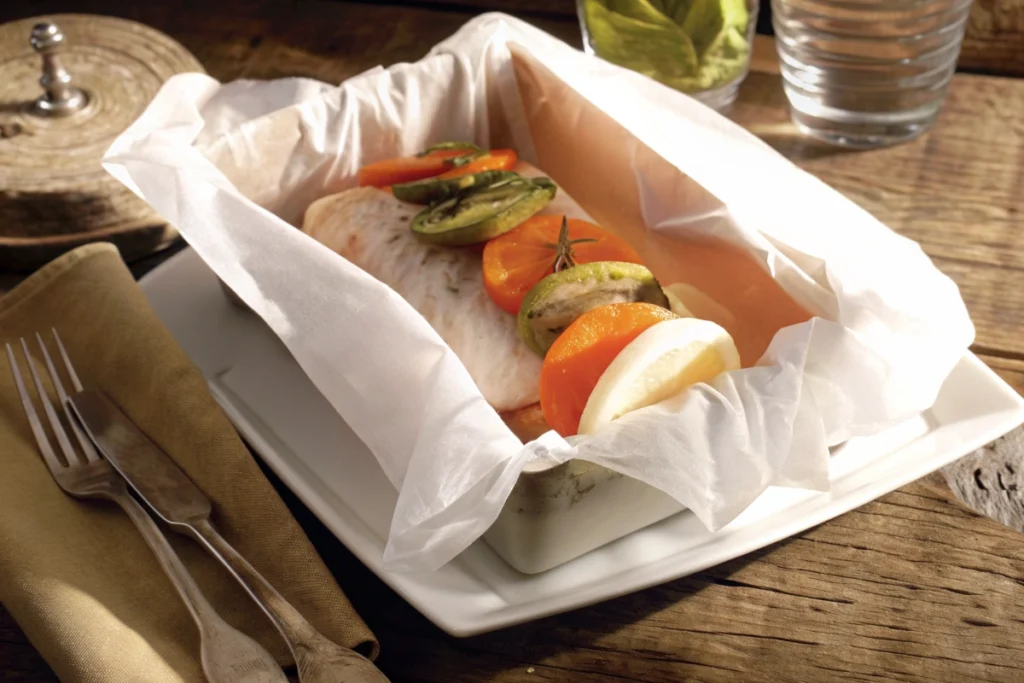 Filet mignon en papillote (léger et tres bon)