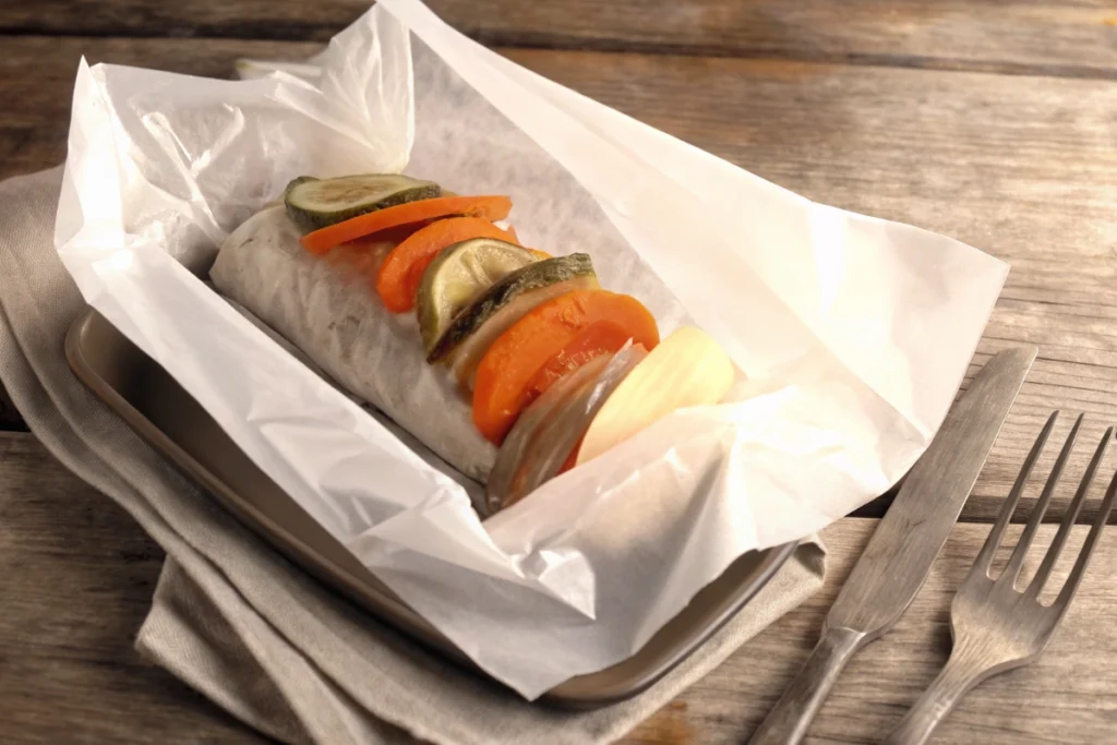 Filet mignon en papillote (léger et tres bon)