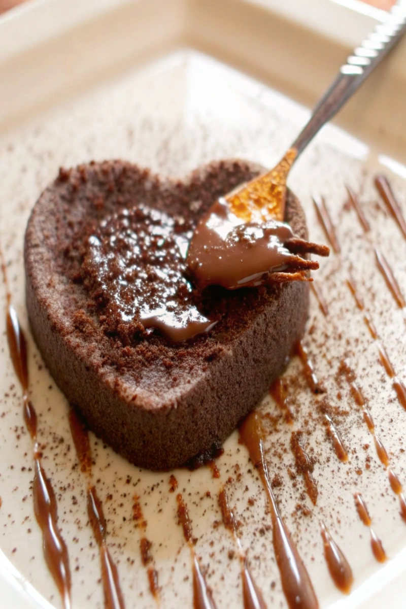 Moelleux au chocolat coeur fondant caramel