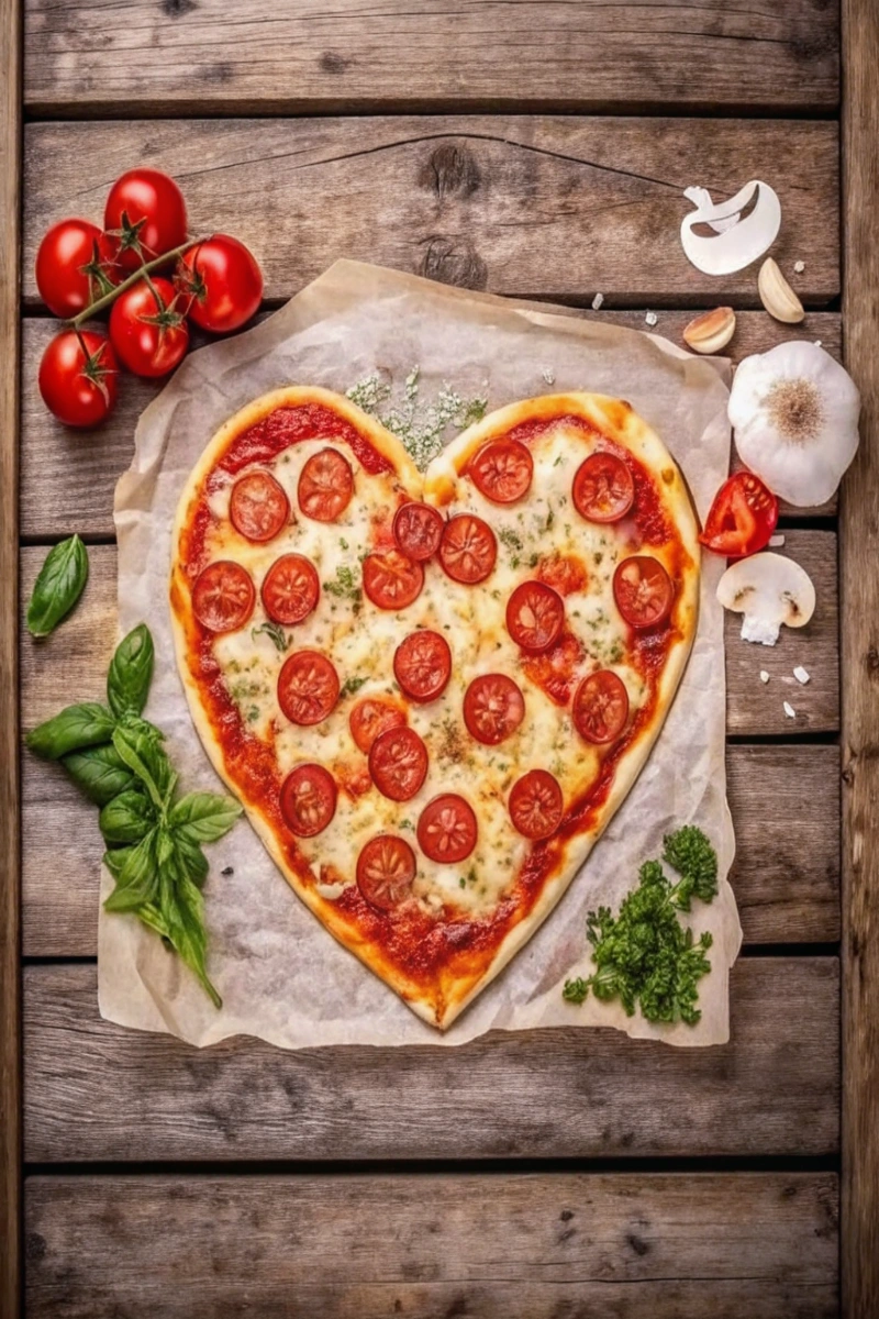 PIZZA SAINT VALENTIN : La Recette Douce et Gourmande Pour un Dîner Romantique Fait Main