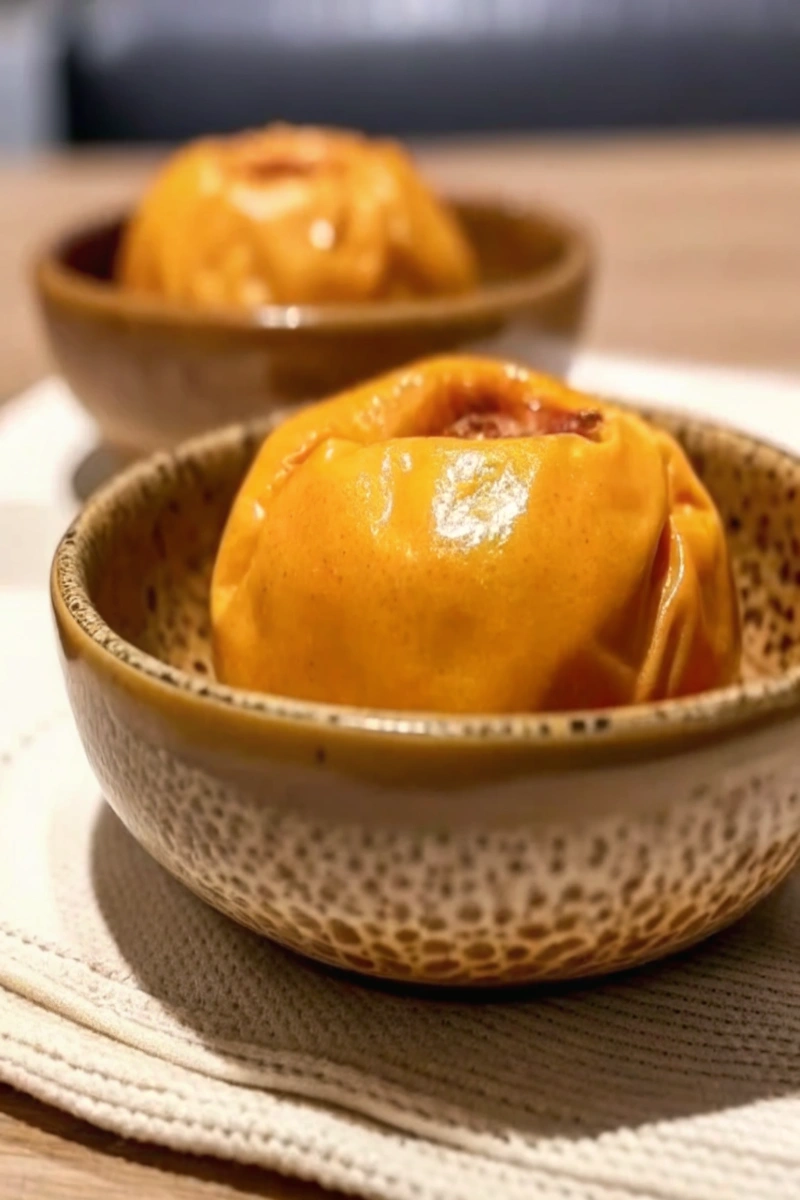 Pomme au four 🍏 – Recette gourmande ultra facile, croustillante & sucrée qui ravira tes papilles!