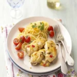 Poulet léger au fromage de chèvre