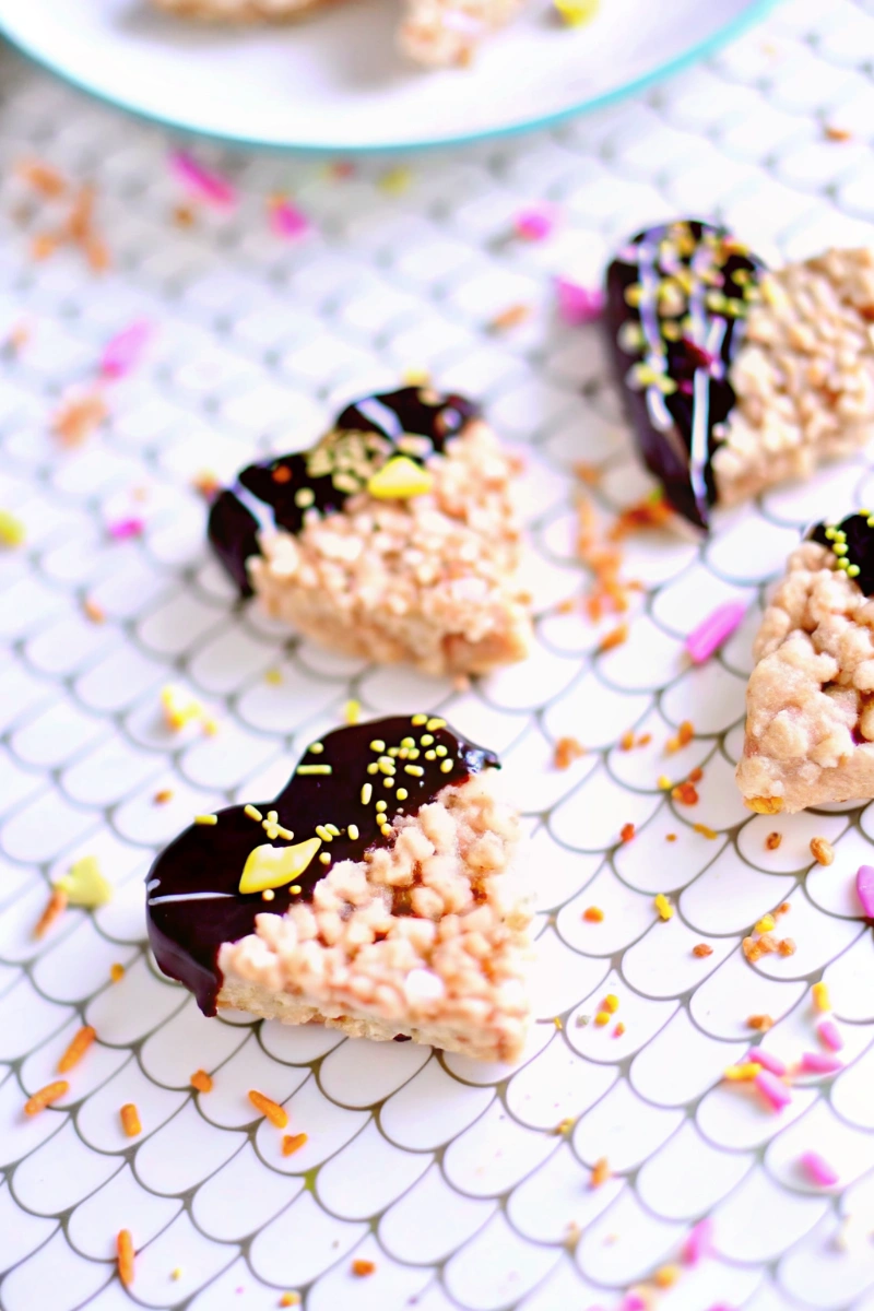 Riz soufflé de la Saint Valentin