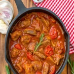 Roti de veau en sauce