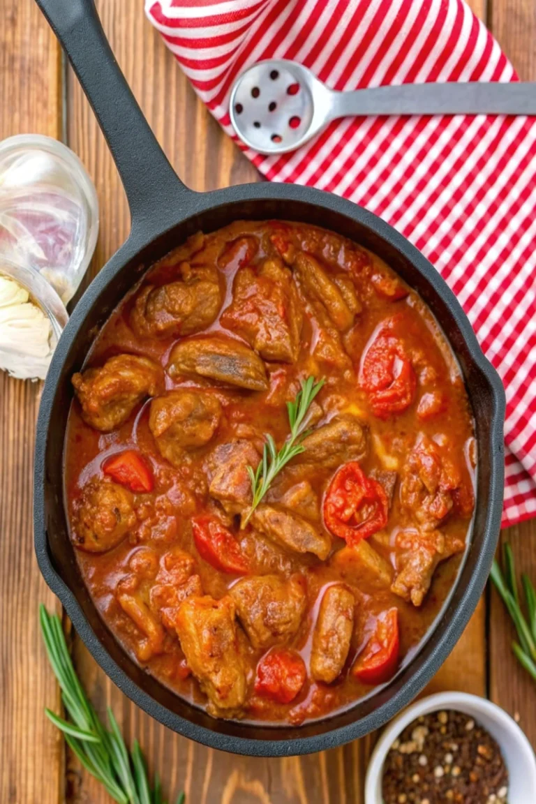 Roti de veau en sauce