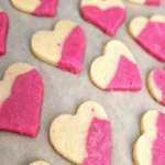 Sablés coeur bicolore