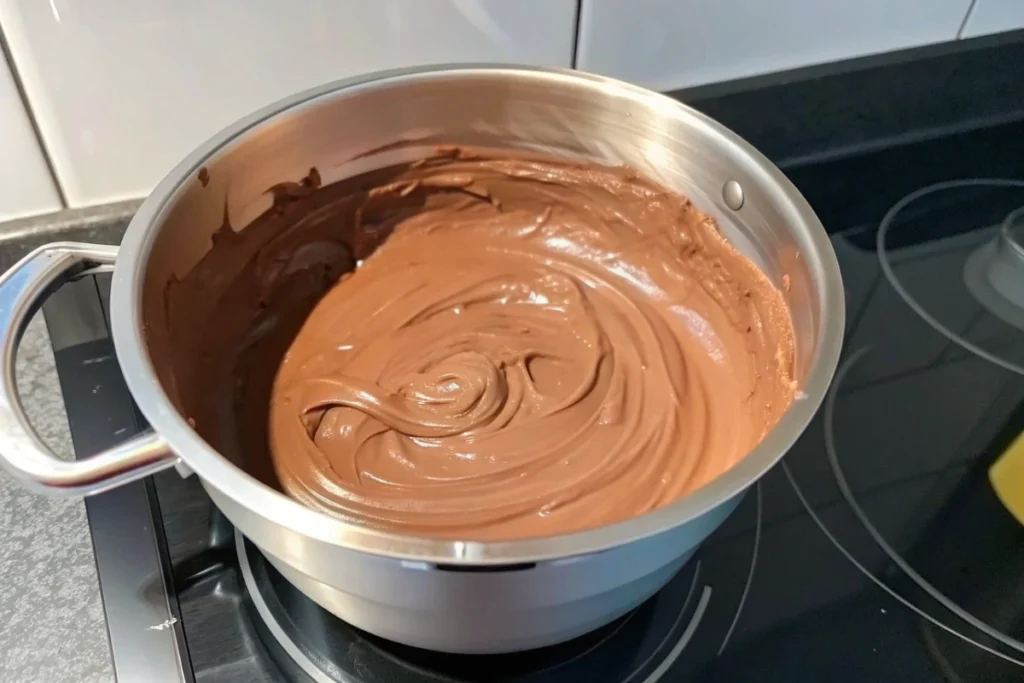 Sauce au chocolat onctueuse