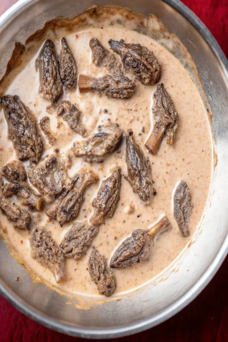 Sauce au comté et aux morilles