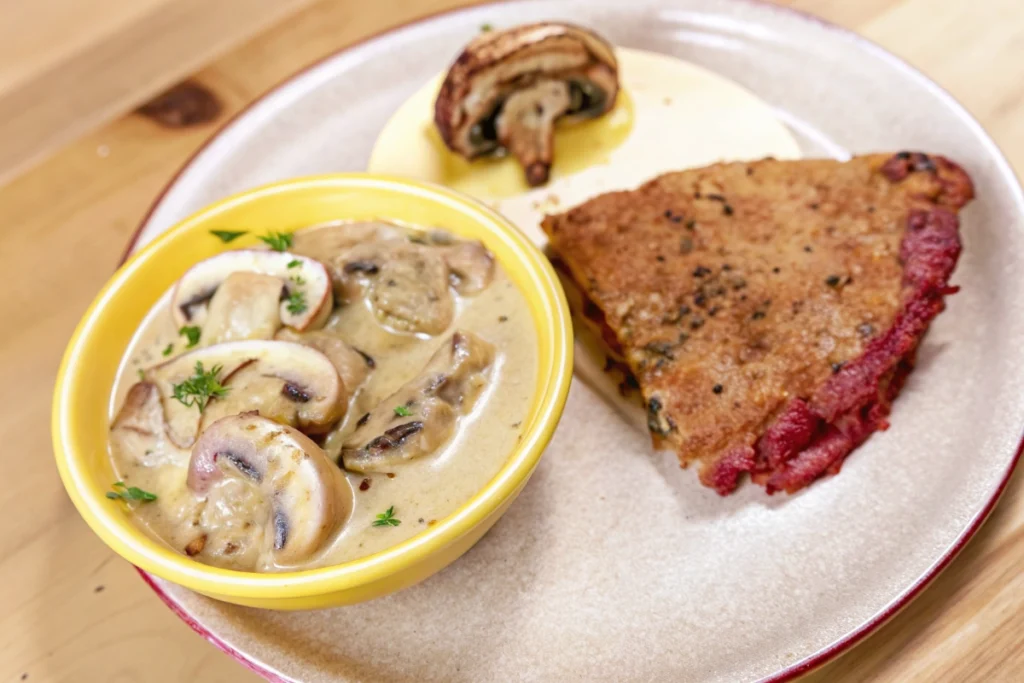 Sauce aux champignons pour steaks