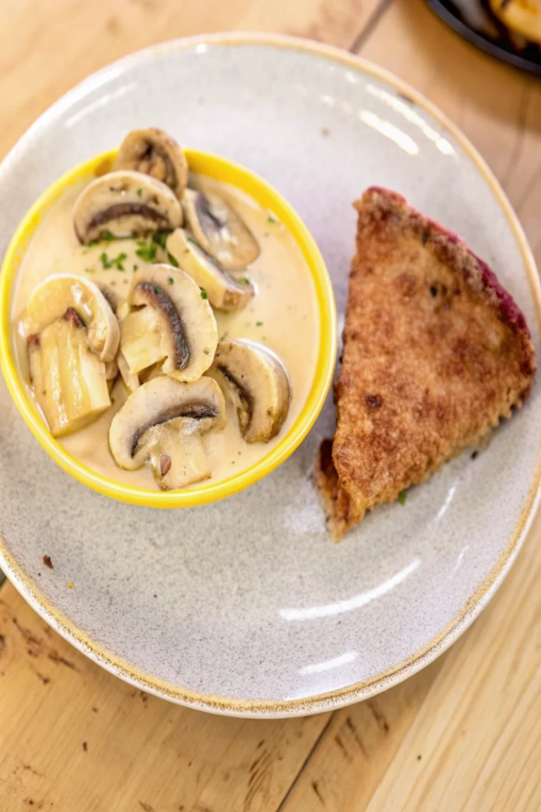 Sauce aux champignons pour steaks