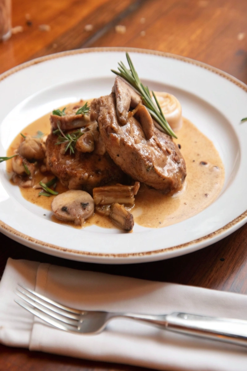 Sauce madère aux champignons