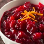 Sauces aux canneberges et à l’orange