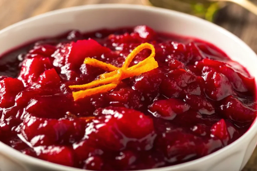 Sauces aux canneberges et à l’orange